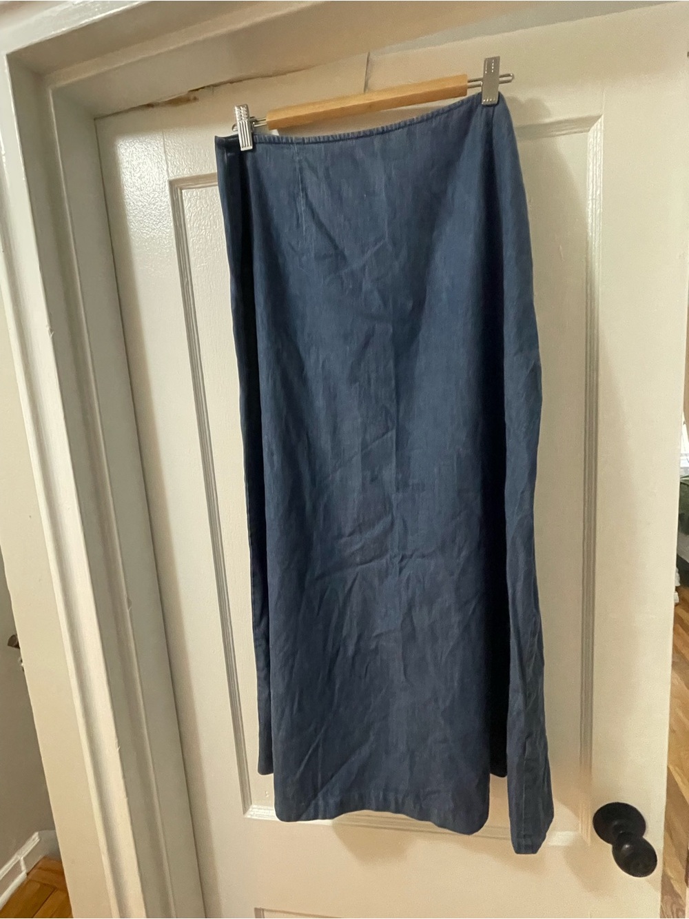 Talbots Navy Maxi Skirt - Straight Silhouette